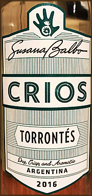 Susana Balbo 2016 Crios Torrontes