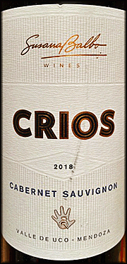 Susana Balbo 2018 Crios Cabernet Sauvignon