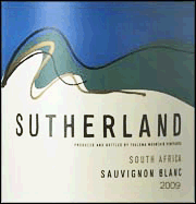 Sutherland 2009 Sauvignon Blanc