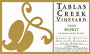 Tablas Creek 2009 Esprit de Beaucastel Blanc