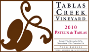 Tablas Creek 2010 Patelin de Tablas