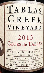 Tablas Creek 2013 Cotes de Tablas