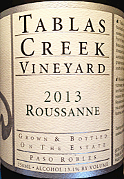 Tablas Creek 2013 Roussanne