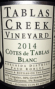 Tablas Creek 2014 Cotes de Tablas Blanc