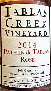 Tablas Creek 2014 Patelin de Tablas Rose