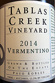 Tablas Creek 2014 Vermentino