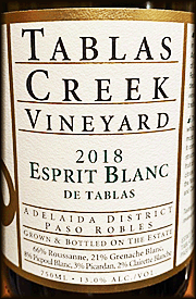 Tablas Creek 2018 Esprit de Tablas Blanc