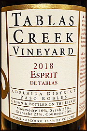 Tablas Creek 2018 Esprit de Tablas