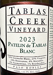 Tablas Creek 2023 Patelin de Tablas Blanc