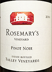 Talley 2014 Rosemary's Pinot Noir