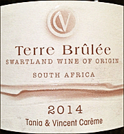 Careme 2014 Terre Brulee Chenin Blanc