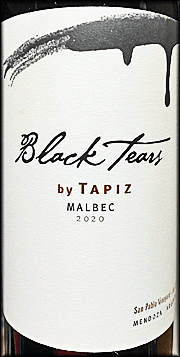 Tapiz 2020 Black Tears Malbec