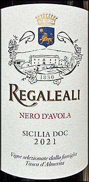 Tasca d'Almerita 2021 Regaleali Nero d'Avola