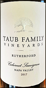 Taub Family 2017 Rutherford Cabernet Sauvignon