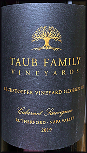 Taub Family 2019 Beckstoffer Vineyard Georges III Cabernet Sauvignon