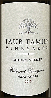 Taub Family 2019 Mount Veeder Cabernet Sauvignon