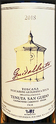 Tenuta San Guido 2018 Guidalberto