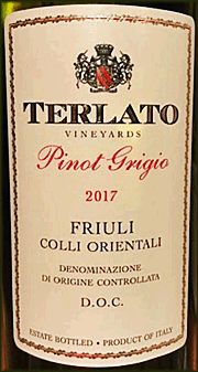 Terlato 2017 Pinot Grigio