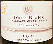 Terre Brulee 2021 Le Blanc