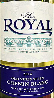 The Royal 2016 Old Vines Steen