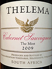 Thelema 2009 The Mint Cabernet