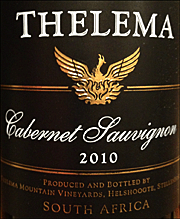 Thelema 2010 Cabernet Sauvignon
