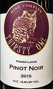 Thirsty Owl 2015 Pinot Noir