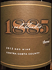 Three 2013 1885 Red Wine