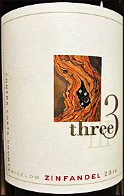 Three 2016 Bigelow Zinfandel