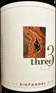 Three 2016 Live Oak Zinfandel