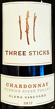 Three Sticks 2017 Alana Vineyard Chardonnay