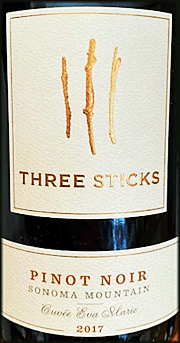 Three Sticks 2017 Cuvee Eva Marie Pinot Noir