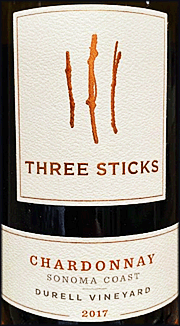 Three Sticks 2017 Durell Vineyard Chardonnay