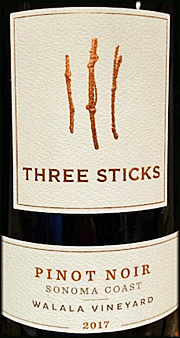 Three Sticks 2017 Walala Vineyard Pinot Noir
