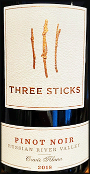 Three Sticks 2018 Pinot Noir 