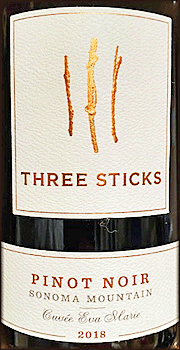 Three Sticks 2018 Cuvee Eva Marie Pinot Noir