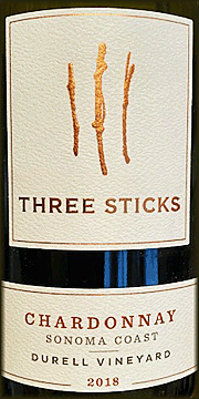 Three Sticks 2018 Durell Chardonnay