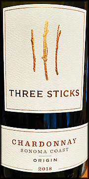 Three Sticks 2018 Durell Vineyard Origin Chardonnay