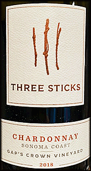 Three Sticks 2018 Gap's Crown Chardonnay