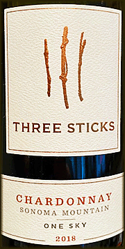 Three Sticks 2018 One Sky Chardonnay