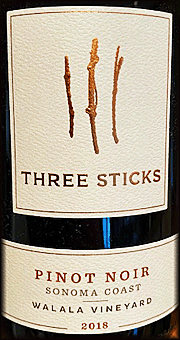 Three Sticks 2018 Walala Pinot Noir