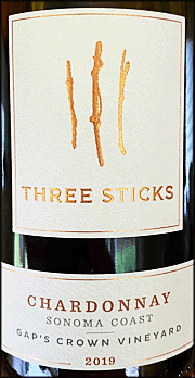 Three Sticks 2019 Gap's Crown Chardonnay