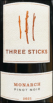 Three Sticks 2021 Monarch Pinot Noir