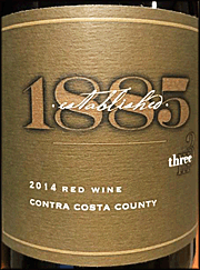 Three 2014 1885 Red Wine
