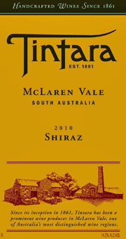 Tintara 2010 Shiraz