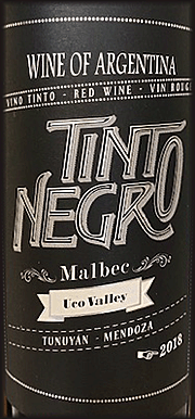 TintoNegro 2018 Uco Valley Malbec