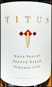 Titus 2018 Petite Sirah