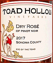 Toad Hollow 2017 Rose of Pinot Noir