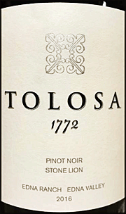 Tolosa 2016 Stone Lion Pinot Noir