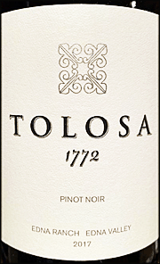 Tolosa 2017 1772 Pinot Noir